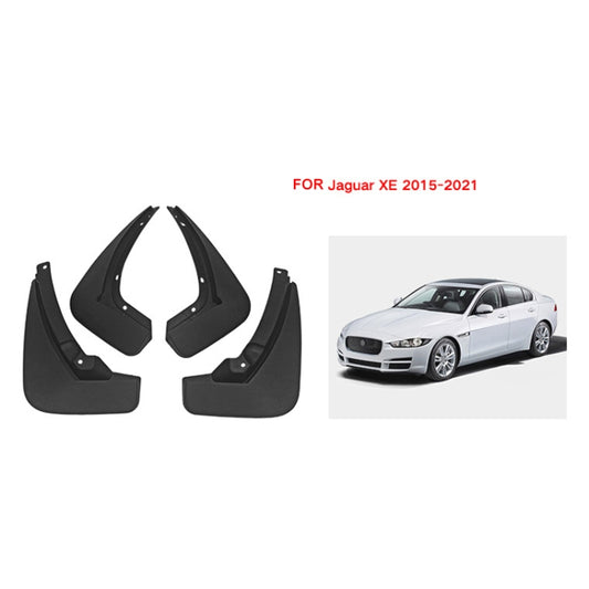For Jaguar XE 2015-2021 4pcs/Set Car Auto Soft Plastic Splash Flaps Fender Guard by buy2fix