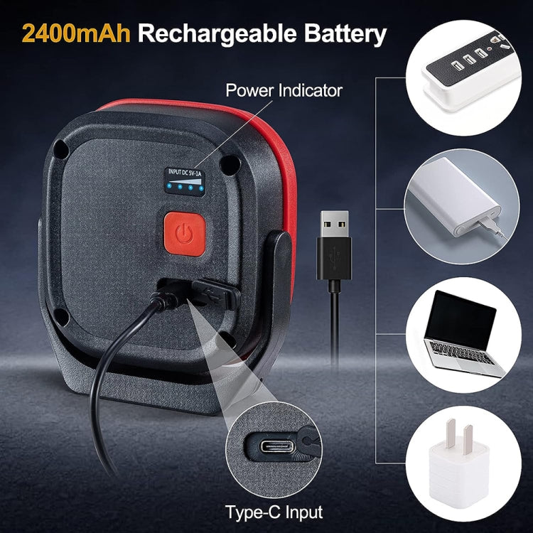 Car Portable Type-C Chargeable COB LED Work Inspection Light - Other Tools by buy2fix | Online Shopping UK | buy2fix