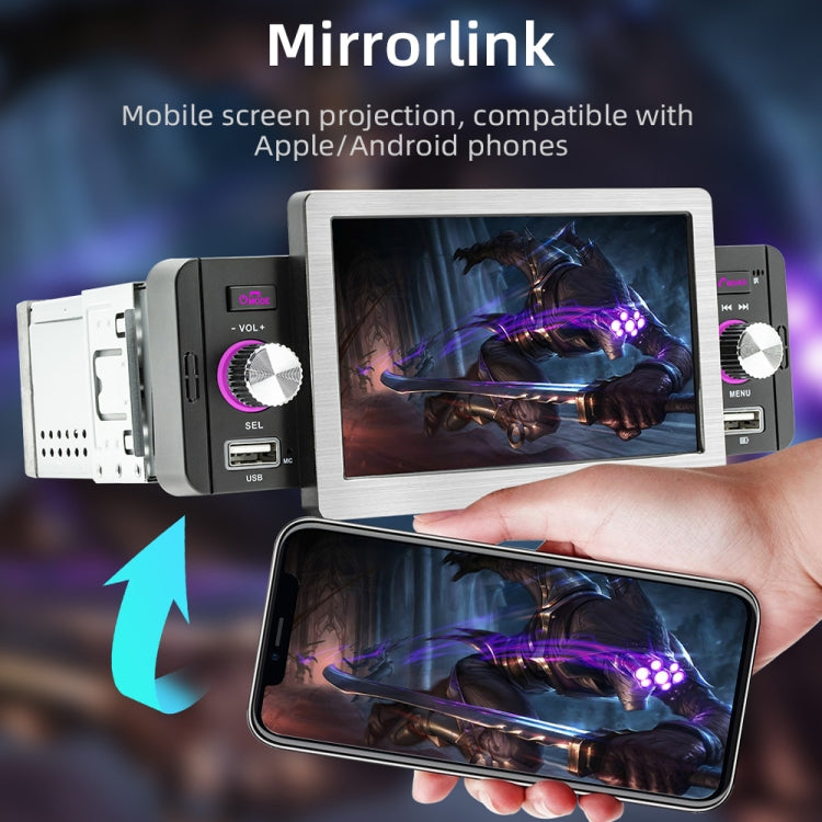 158W 5 inch Allwinner Melis F133 Car MP5 Player, Support CarPlay / BT / USB / FM - Car MP3 & MP4 & MP5 by buy2fix | Online Shopping UK | buy2fix