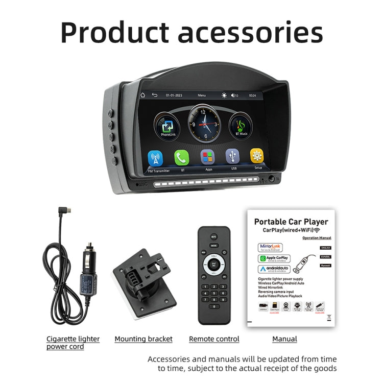 B5540 4.7 inch Allwinner Melis F133 Car MP5 Player, Support iOS CarPlay / Android Auto / BT / USB / FM - Car MP3 & MP4 & MP5 by buy2fix | Online Shopping UK | buy2fix