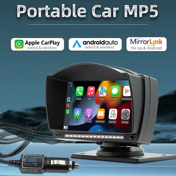 B5540 4.7 inch Allwinner Melis F133 Car MP5 Player, Support iOS CarPlay / Android Auto / BT / USB / FM - Car MP3 & MP4 & MP5 by buy2fix | Online Shopping UK | buy2fix