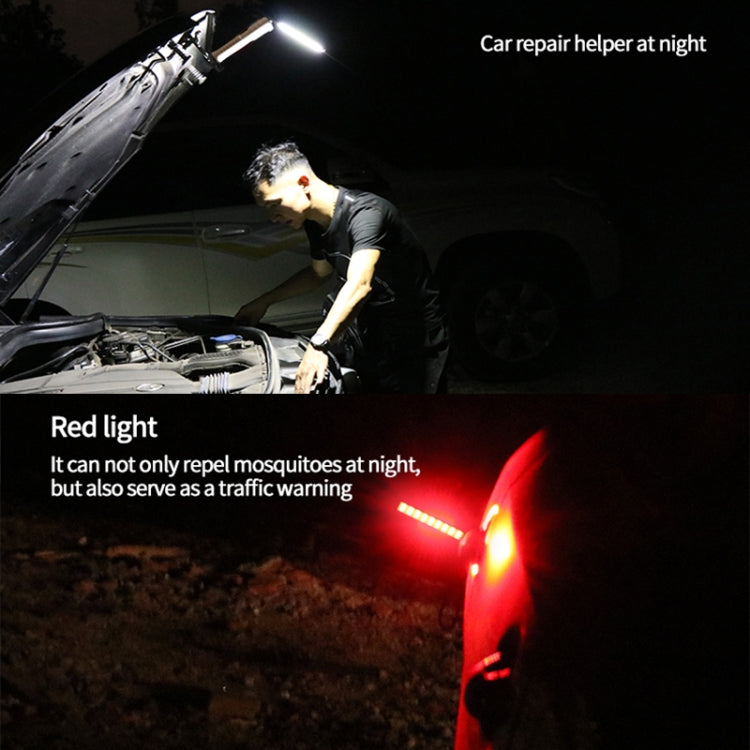 FT20 Folding Magnet Car Inspection Light Work Maintenance Lamp Strong Emergency COB LED Lamp (Black) by buy2fix