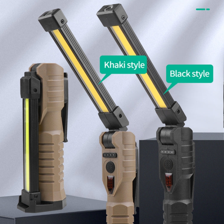 FT20 Folding Magnet Car Inspection Light Work Maintenance Lamp Strong Emergency COB LED Lamp (Khaki) - Other Tools by buy2fix | Online Shopping UK | buy2fix