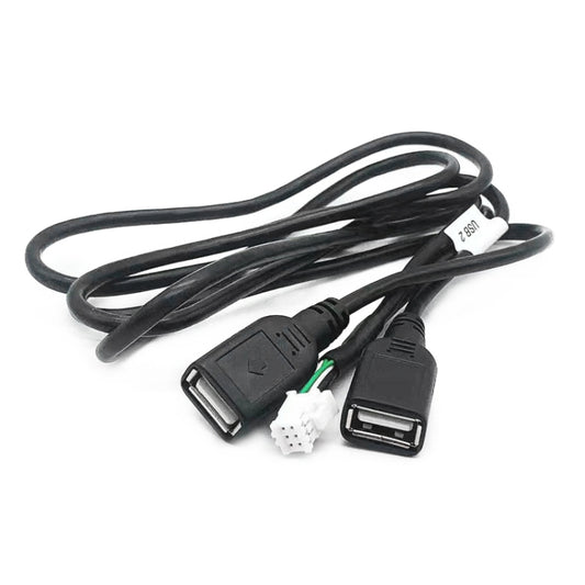 Palminfo Android Navigation 6 Pin Dual USB Connection Wiring Harness by buy2fix