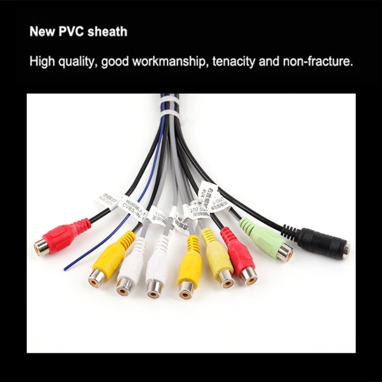 Palminfo Android Navigation 20-pin Audio Microphone Cable RCA Bass Amplifier Cable - DIY Cables by buy2fix | Online Shopping UK | buy2fix