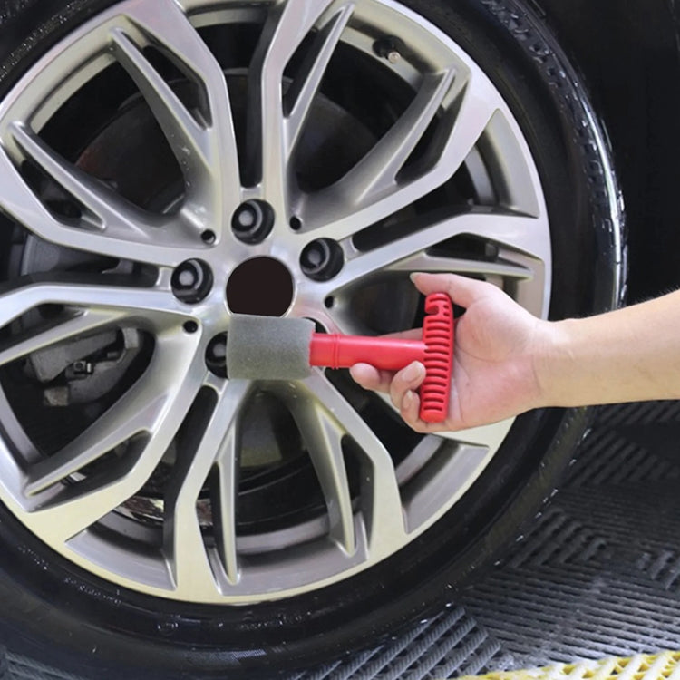 Car Embedded Replaceable Sponge Tire Screw Cleaning Brush - Car washing supplies by buy2fix | Online Shopping UK | buy2fix