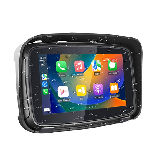 P502M Motorcycles Portable Waterproof 5 inch Wireless Carplay GPS Navigator by buy2fix