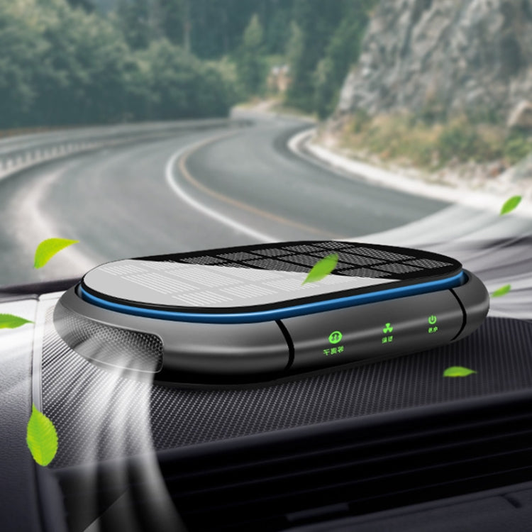 Car Negative Ion Air Purifier with 2 Solid Aromatherapy Sticks (Black) - Air Purifier by buy2fix | Online Shopping UK | buy2fix