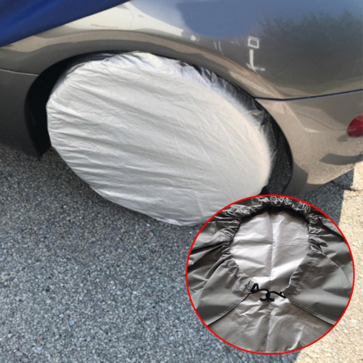 4pcs / Set Car Tire 420D Oxford Cloth Protective Cover, Diameter: 48-58cm, Width: 29cm - Window Foils & Solar Protection by buy2fix | Online Shopping UK | buy2fix