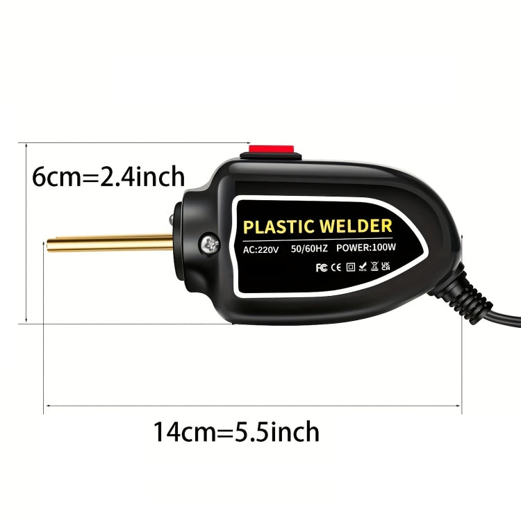Hot Stapler Plastic Welding Machine Car Bumper Repair Kit Plier, EU Plug - Hand Tool Sets by buy2fix | Online Shopping UK | buy2fix