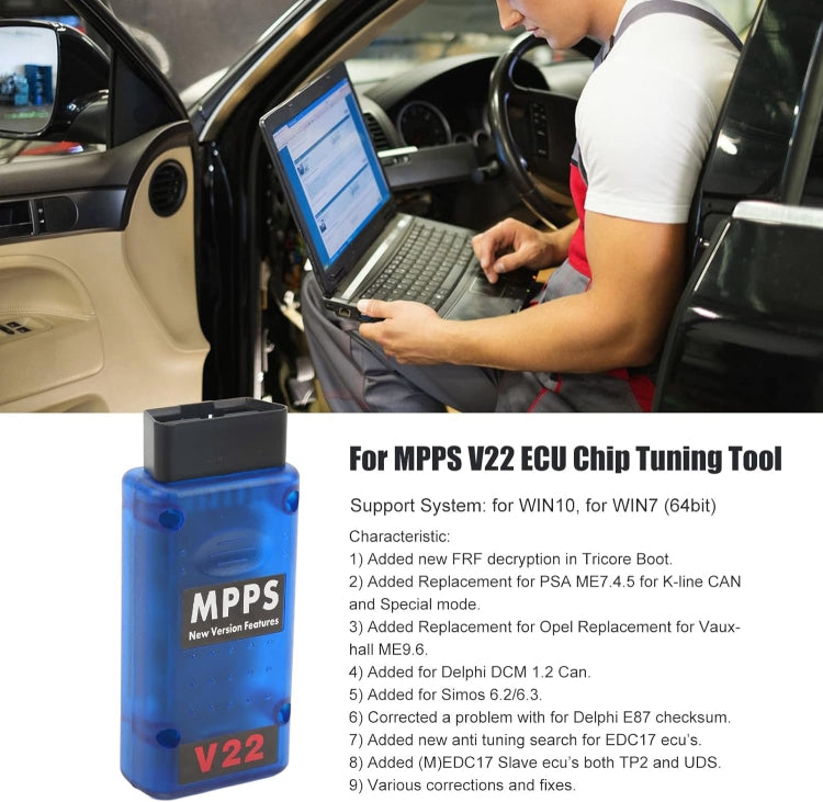 MPPS V22 Unlock Version Life Time ECU Chip Tuning Tool by buy2fix
