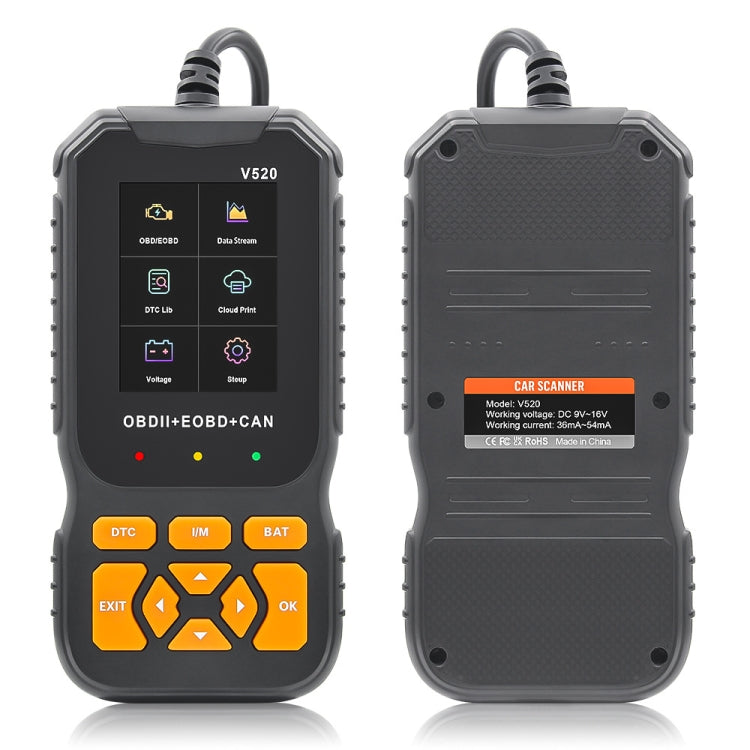 Handheld Portable Car Engine Fault Diagnostic Tool - Code Readers & Scan Tools by buy2fix | Online Shopping UK | buy2fix