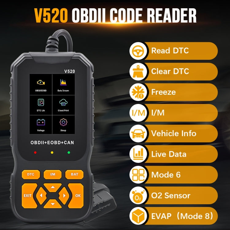 Handheld Portable Car Engine Fault Diagnostic Tool - Code Readers & Scan Tools by buy2fix | Online Shopping UK | buy2fix