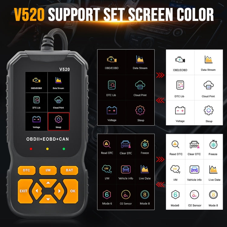 Handheld Portable Car Engine Fault Diagnostic Tool - Code Readers & Scan Tools by buy2fix | Online Shopping UK | buy2fix