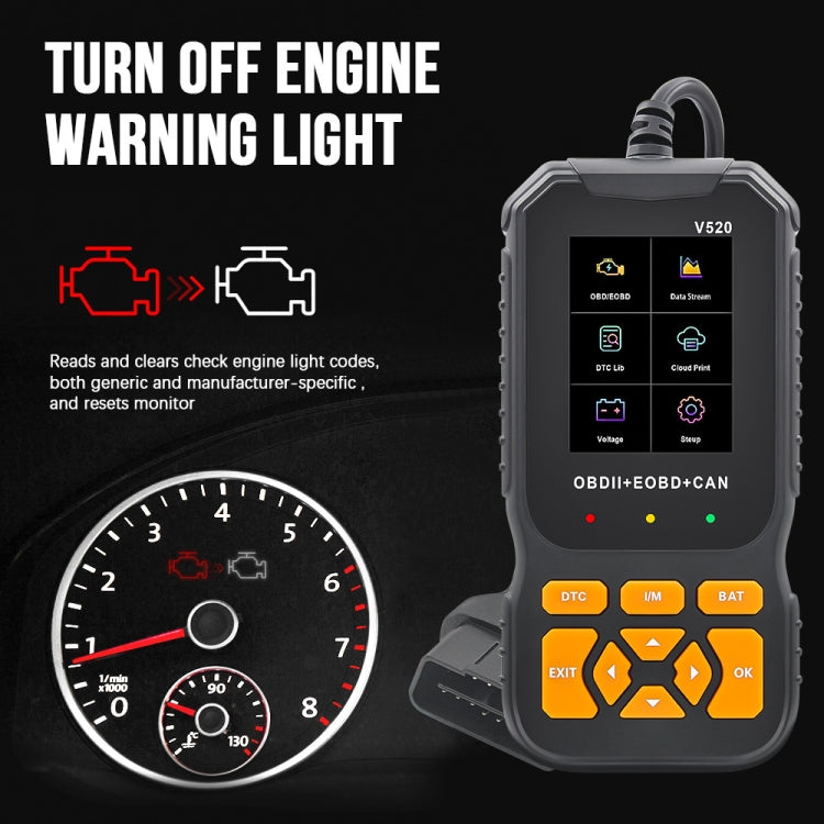 Handheld Portable Car Engine Fault Diagnostic Tool - Code Readers & Scan Tools by buy2fix | Online Shopping UK | buy2fix