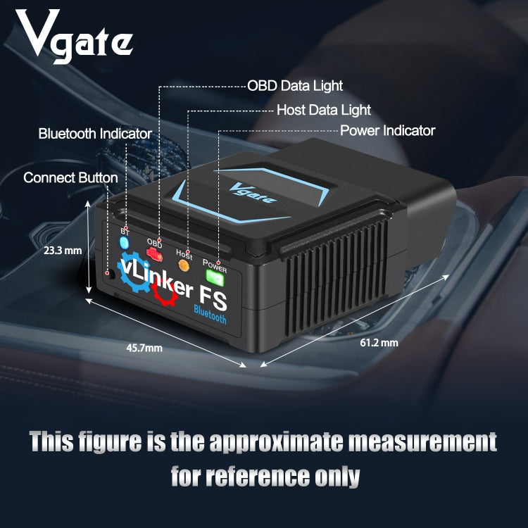 Vgate OBD2 Bluetooth Diagnostic Tool - Code Readers & Scan Tools by Vgate | Online Shopping UK | buy2fix