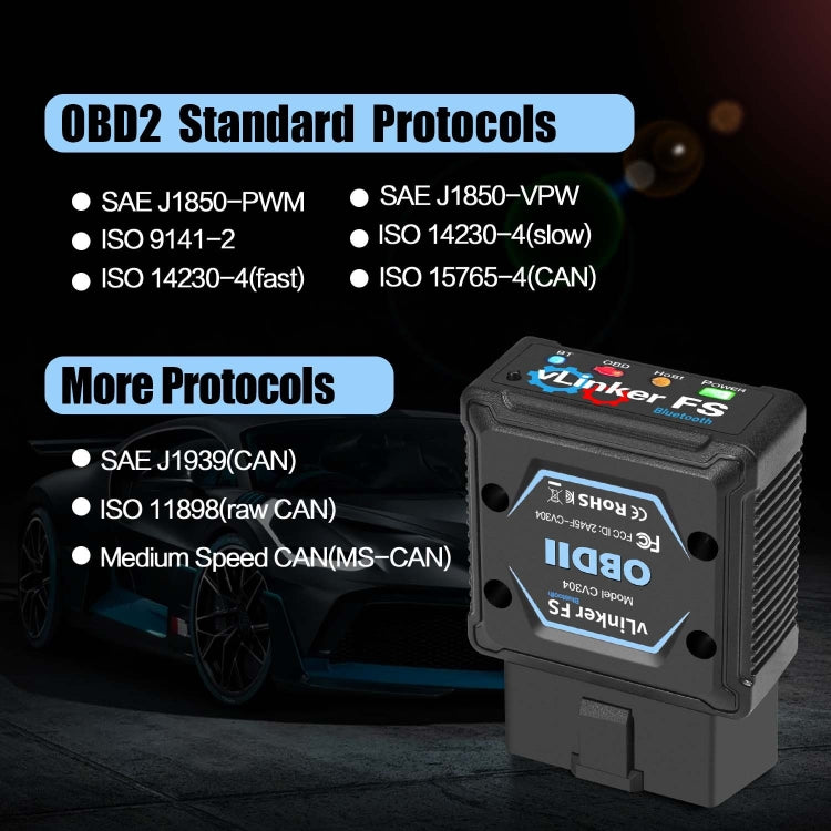 Vgate OBD2 Bluetooth Diagnostic Tool - Code Readers & Scan Tools by Vgate | Online Shopping UK | buy2fix