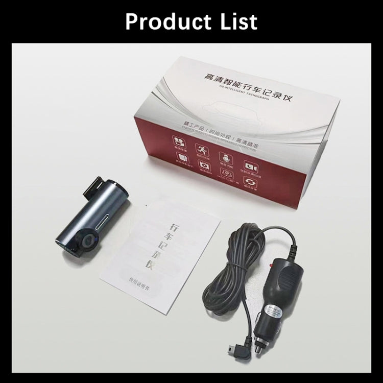 Car 1080P HD WiFi Driving Recorder, Supports Mobile APP Link & Automatic Loop Recording by buy2fix