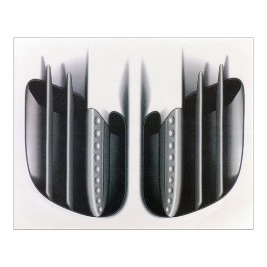 Car PVC Self-adhesive Fake Vent Decorative Stickers by buy2fix