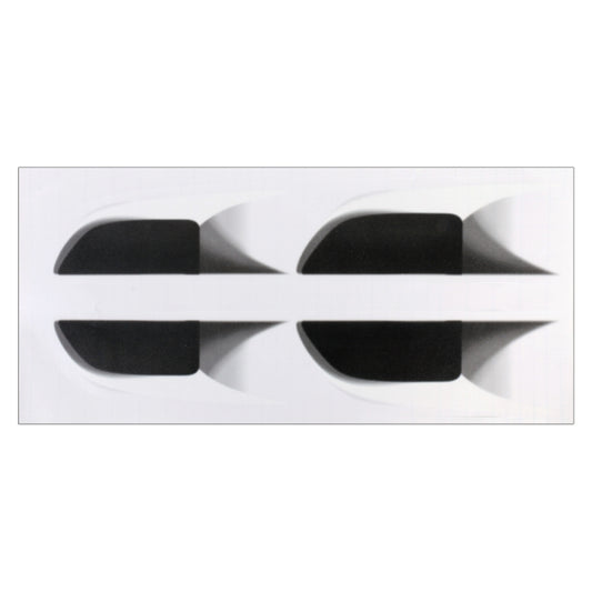 Car PVC Self-adhesive Fake Vent Decorative Stickers by buy2fix