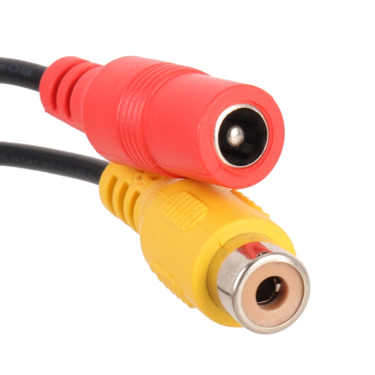 Car Rear View Camera 4 Pin Male to CVBS RCA Female Video Adapter Cable by buy2fix