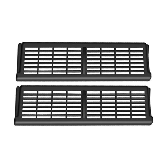 For Tesla Model Y 2pcs / Set Buckle Style Air Outlet Protective Cover Under Car Seat by buy2fix