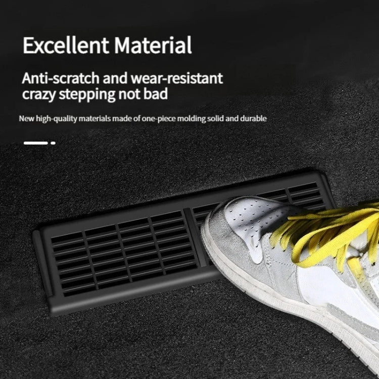 For Tesla Model Y 2pcs / Set Buckle Style Air Outlet Protective Cover Under Car Seat by buy2fix