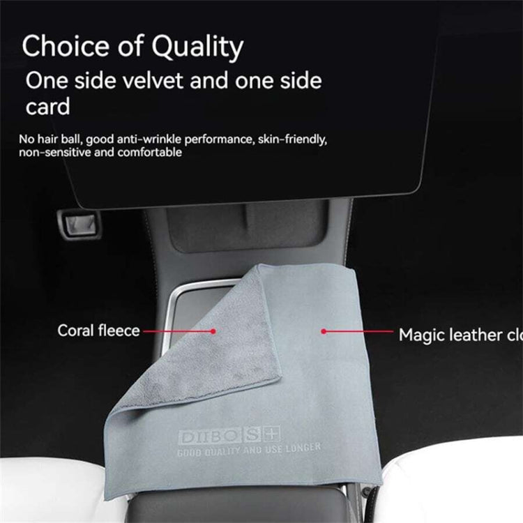 For Tesla General Car Microfiber Towel Cleaning Rag, Style: With LOGO, Size: 30 x 30cm - Car washing supplies by buy2fix | Online Shopping UK | buy2fix