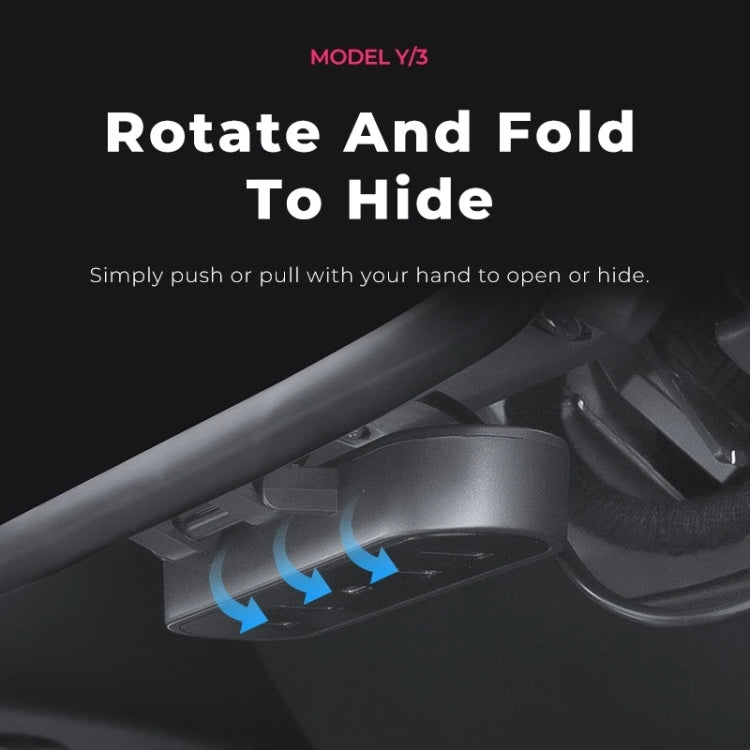 For Tesla Model Y / 3 2021-2023 Foldable Hidden Smart Docking Station Behind The Car Screen - Car Charger by buy2fix | Online Shopping UK | buy2fix