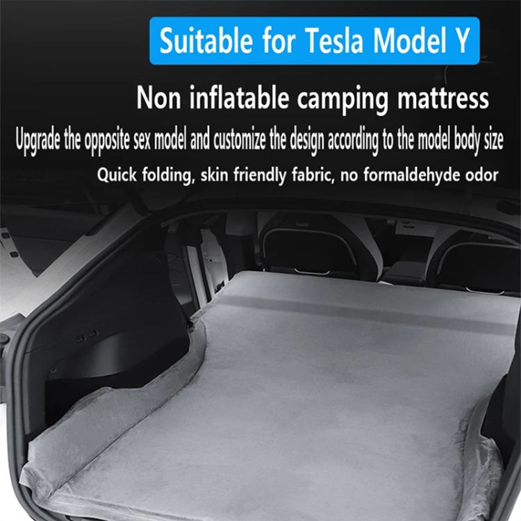 For Tesla Model Y / 3 Car Suede Air-free Mattress by buy2fix
