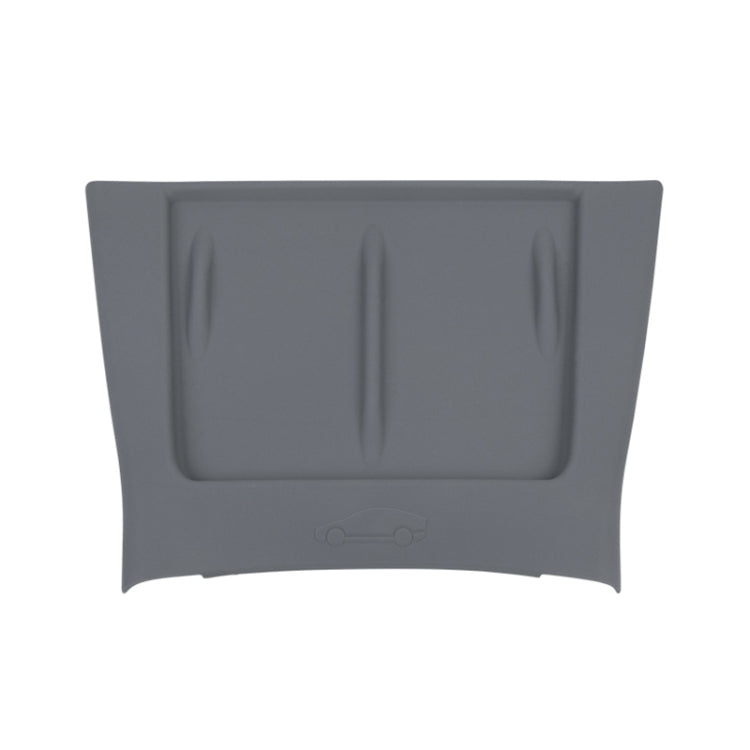 For Tesla Model 3 / Y Car Center Console Phone Wireless Charging Silicone Anti-slip Mat (Grey) - Wireless Charging Pads by buy2fix | Online Shopping UK | buy2fix