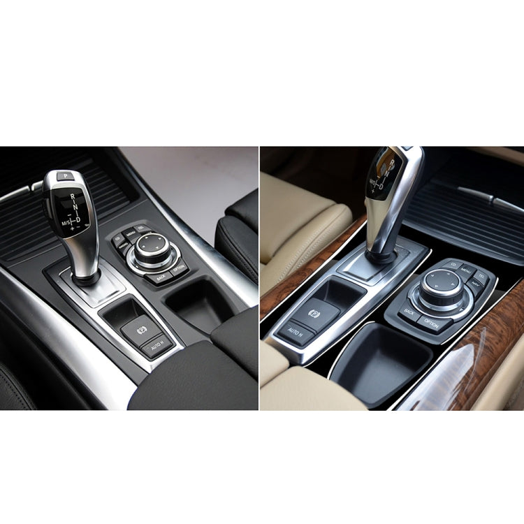 Car Left Drive Gear Panel Decorative Sticker for BMW X5 E70 2008-2013 / X6 E71 2009-2014(Black) - Car Interior Mouldings by buy2fix | Online Shopping UK | buy2fix