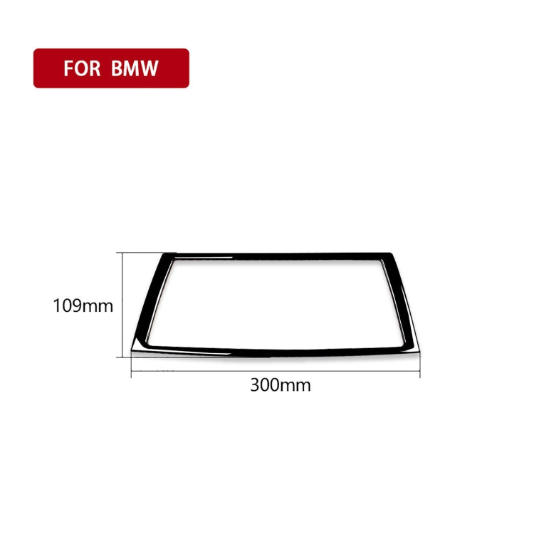 Car Navigation Frame Decorative Sticker for BMW X5 E70 2008-2013 / X6 E71 2009-2014, Left and Right Drive Universal(Black) - Car Interior Mouldings by buy2fix | Online Shopping UK | buy2fix