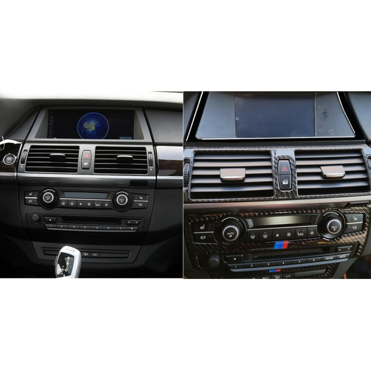 Car Navigation Frame Decorative Sticker for BMW X5 E70 2008-2013 / X6 E71 2009-2014, Left and Right Drive Universal(Black) - Car Interior Mouldings by buy2fix | Online Shopping UK | buy2fix