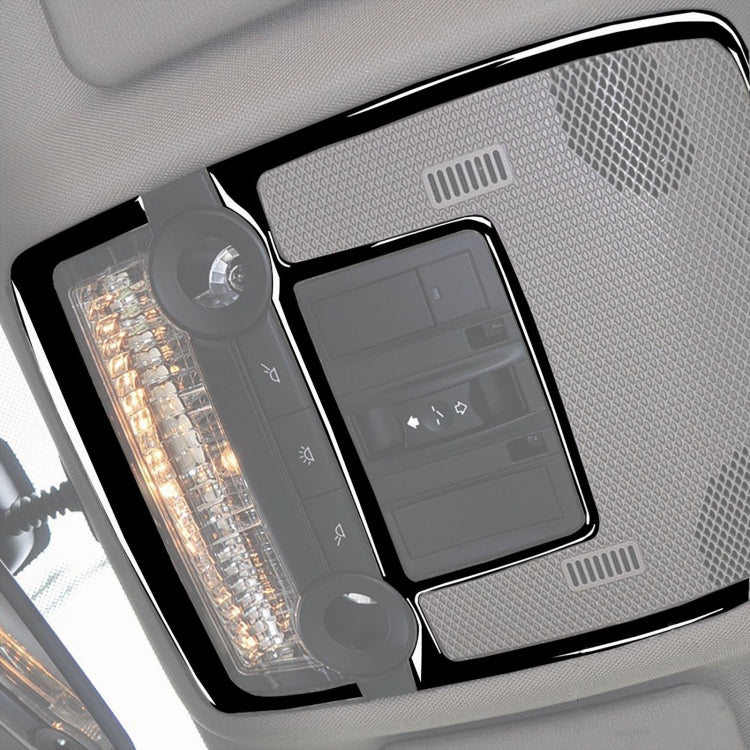 Car Reading Light Panel Decorative Sticker for BMW X5 E70 / X6 E71 2008-2013, Left and Right Drive Universal(Black) by buy2fix