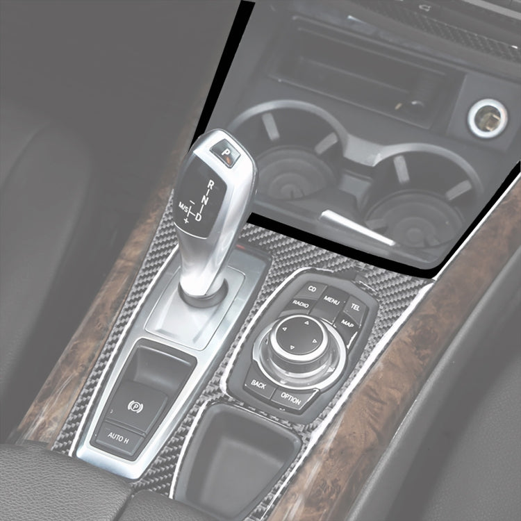 Car Left Drive Water Cup Holder Decorative Sticker for BMW E70 X5 / E71 X6 2009-2013(Black) by buy2fix