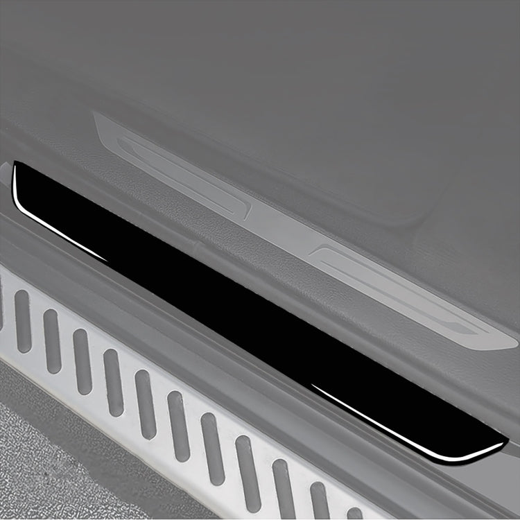 Car Door-step Decorative Sticker for BMW X5 E70 2008-2013 / X6 E71 2009-2014, Left and Right Drive Universal (Black) - Car Interior Mouldings by buy2fix | Online Shopping UK | buy2fix