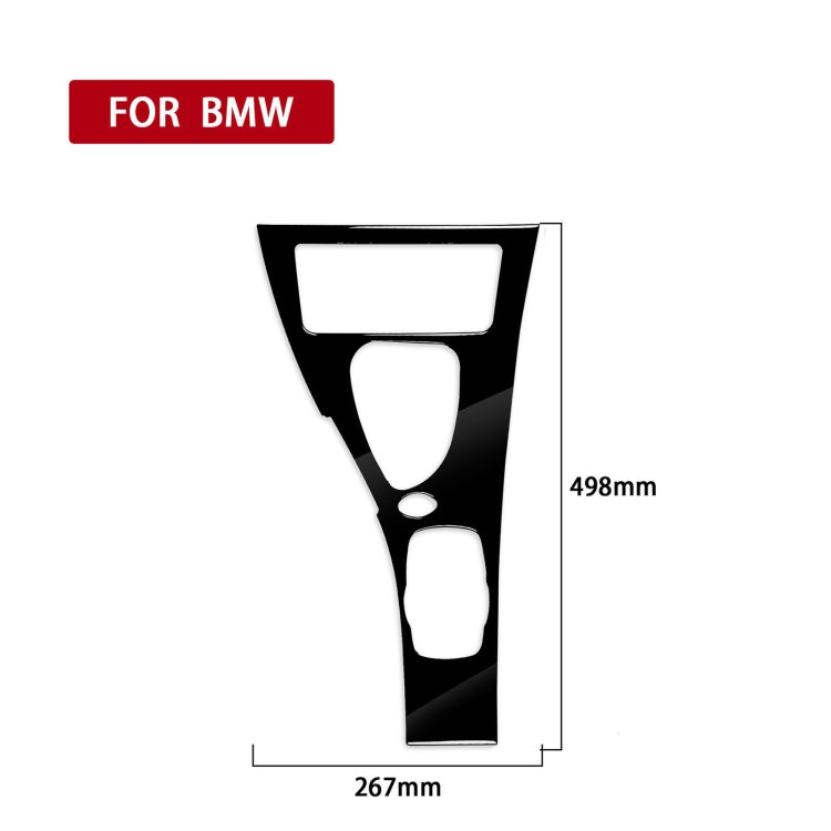 Car Left Drive Gear Panel Decorative Sticker for BMW M3 07-13 E92(Black) - Car Interior Mouldings by buy2fix | Online Shopping UK | buy2fix