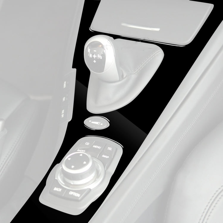 Car Left Drive Gear Panel Decorative Sticker for BMW M3 07-13 E92(Black) - Car Interior Mouldings by buy2fix | Online Shopping UK | buy2fix