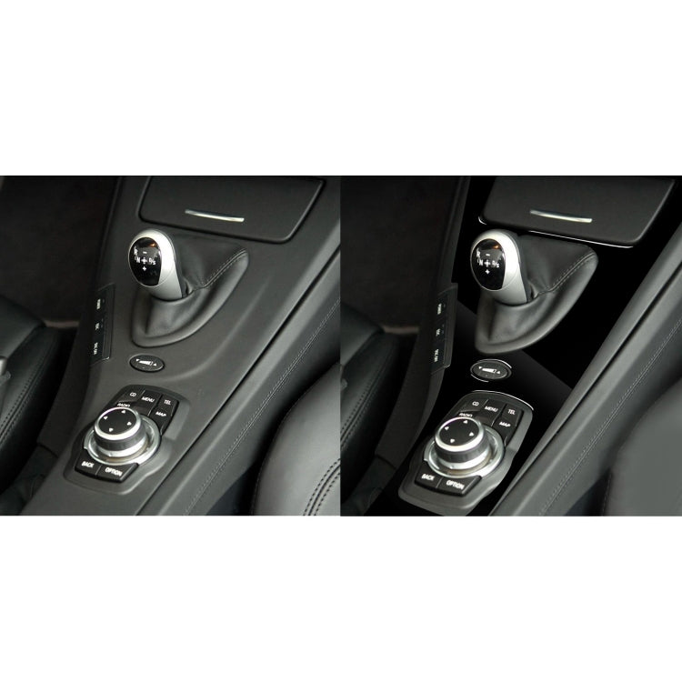 Car Left Drive Gear Panel Decorative Sticker for BMW M3 07-13 E92(Black) - Car Interior Mouldings by buy2fix | Online Shopping UK | buy2fix