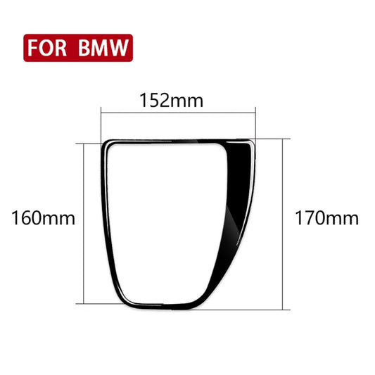 Car Right Drive Gear Panel Decorative Sticker for BMW Series 5 E60 2008-2010(Black) by buy2fix