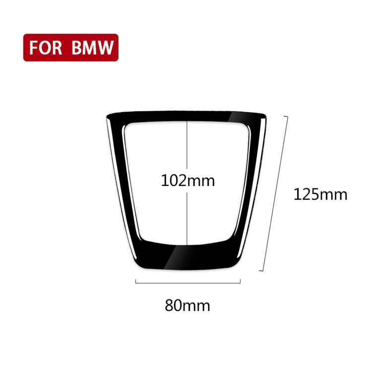 Car Gear Panel Decorative Sticker for BMW Z4 2009-2015, Left and Right Drive Universal(Black) - Car Interior Mouldings by buy2fix | Online Shopping UK | buy2fix