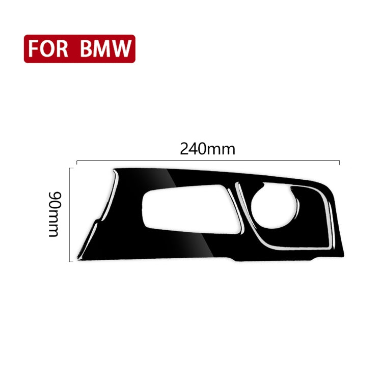 Car Right Drive Gear Panel Decorative Sticker for BMW Series 5 G38 528Li / 530Li / 540Li 2018(Black) - Car Interior Mouldings by buy2fix | Online Shopping UK | buy2fix