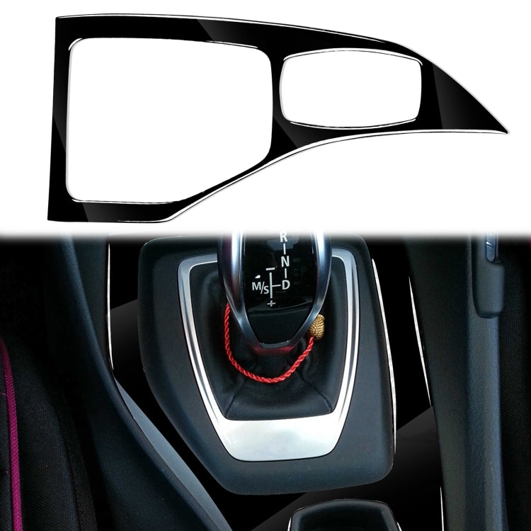 Car Left Drive Gear Panel Outer Frame Decorative Sticker for BMW X1 E84 2011-2015(Black) - Car Interior Mouldings by buy2fix | Online Shopping UK | buy2fix