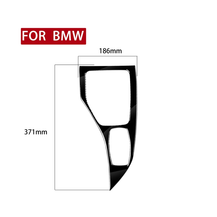 Car Left Drive Gear Panel Outer Frame Decorative Sticker for BMW X1 E84 2011-2015(Black) - Car Interior Mouldings by buy2fix | Online Shopping UK | buy2fix
