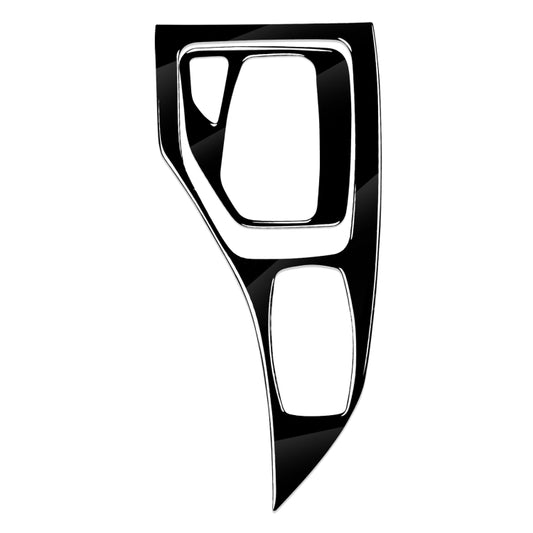 2pcs / Set Car Left Drive Gear Panel Decorative Sticker for BMW X1 E84 2011-2015(Black) by buy2fix