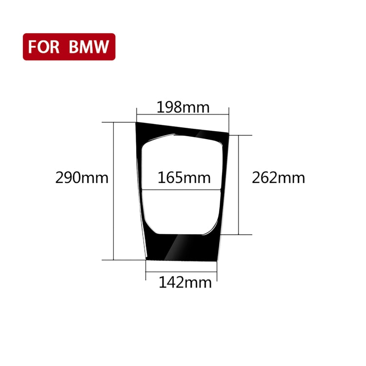 Car Left Drive Gear Panel Decorative Sticker for BMW Series 3 G20 G28 325Li 330d 335 2019-2020(Black) - Car Interior Mouldings by buy2fix | Online Shopping UK | buy2fix
