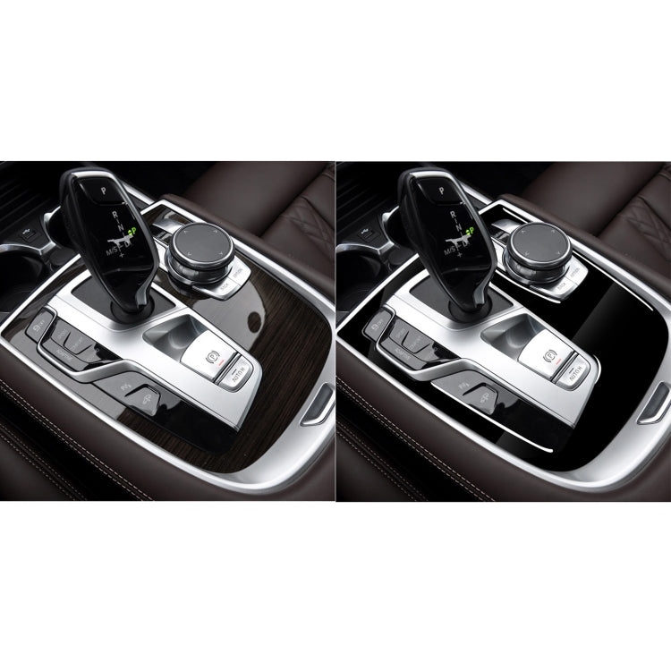 Car Left Drive Gear Panel Decorative Sticker for BMW Series 7 G11 G12 2016-(Black) - Car Interior Mouldings by buy2fix | Online Shopping UK | buy2fix