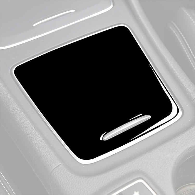 Car Central Storage Box Cover Decorative Sticker For Mercedes-Benz A-class 2013-2018 / CLA 2013-2017 / GLA 2015-2018, Left and Right Drive Universal(Black) - Car Interior Mouldings by buy2fix | Online Shopping UK | buy2fix