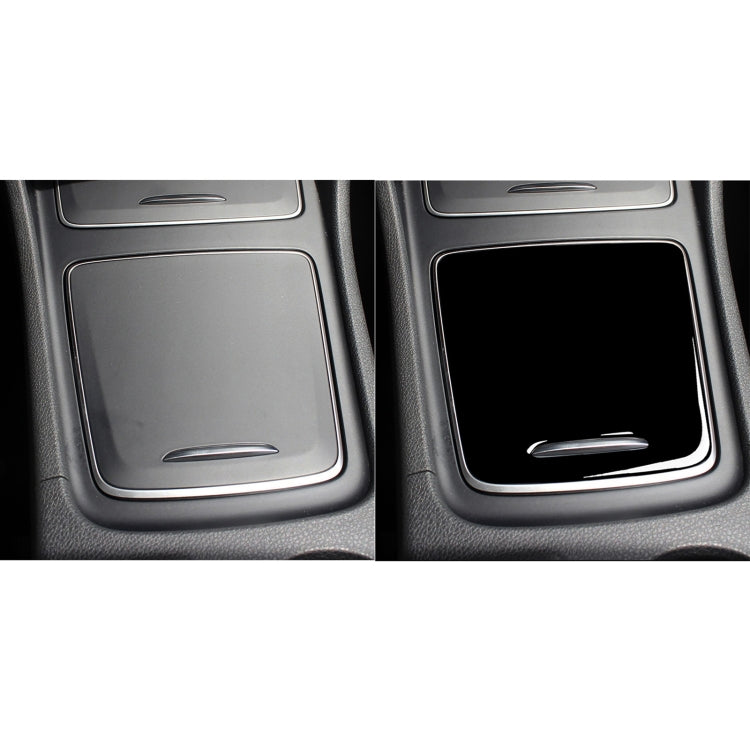 Car Central Storage Box Cover Decorative Sticker For Mercedes-Benz A-class 2013-2018 / CLA 2013-2017 / GLA 2015-2018, Left and Right Drive Universal(Black) - Car Interior Mouldings by buy2fix | Online Shopping UK | buy2fix